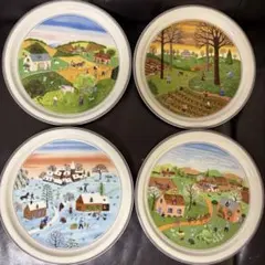 最終値下げ　ビレロイ&ボッホ　絵皿　飾り皿　四季 最終値下げ ビレロイ&ボッホ 絵皿 飾り皿 四季 - メルカリ