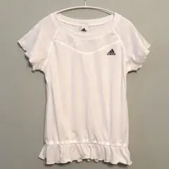 【adidas】フリルトップス　カットソー