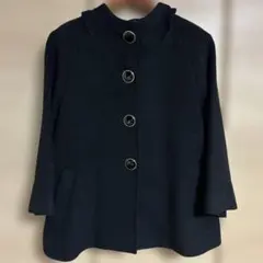 Artemarvel フード付き　黒　ジャケット　 デカボタン