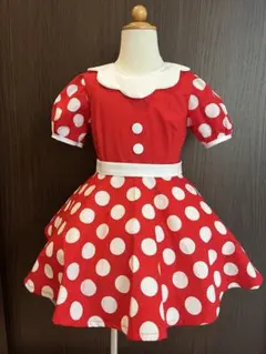 ミニーちゃん風ワンピース 100cm