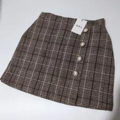 【送料込】GRL 千鳥格子 チェック柄ミニスカート