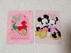 ディズニー ストア カード アリエル ミッキー ミニー 2枚