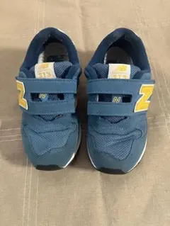 New Balance 313 ネイビー/イエロー キッズシューズ　18㎝
