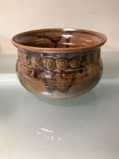 信楽焼】・利山作 花器・花瓶大壺 23・5㌢ 陶器 - メルカリ