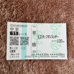 第46回 高松宮記念 ハクサンムーン 引退レース 直筆サイン入り勝馬投票