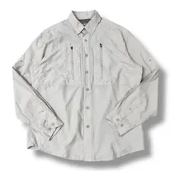 L.L.Bean エルエルビーン 長袖 ナイロン フィッシングシャツ M