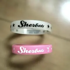 SHERBETS 25th ラバーバンド シャーベッツ　ピンク　ホワイト　白のサムネイル