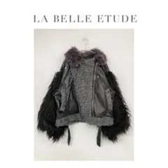 LA BELLE ETUDE ギャザーデザインボリュームスリーブモッズコート