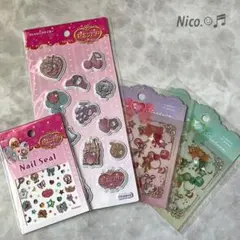 신품 미개봉 シール 묶음 판매 4枚セット セボンスター+キラキラ宝石箱