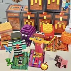 マクドナルド×マインクラフト コラボレーション玩具＆バッジセット（海外限定）