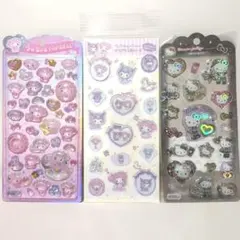 新品　うるちゅる　すりガラス風　ドロップジェリ セット　マイメロ　キティ　クロミ