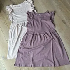 H&M エイチアンドエム ノースリーブワンピース 2色セット 120/130