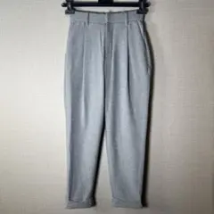 【GEORGES RECH】上質ストレッチ テーパードオフィスパンツ(32)