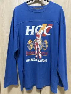 Hysteric Glamour 長袖藍色T恤 M