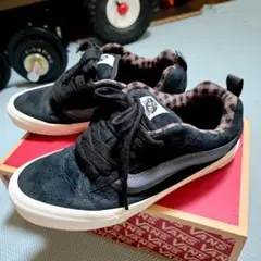 極美品】VANS ニュースクール ブラック ダルメシアン スエード 26cm