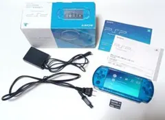 PSP PSP3000 バイブラント ブルー 動作確認済み