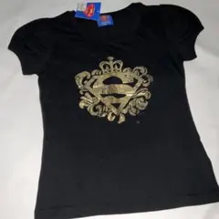 ♥︎Superman Tシャツ ブラック ゴールドロゴ Mサイズ♥︎のサムネイル