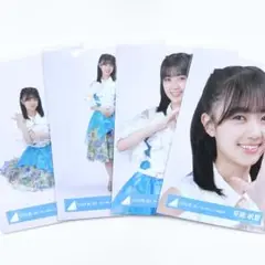 日向坂46 生写真　君しか勝たん　年末歌唱衣装　4種コンプ　平尾帆夏