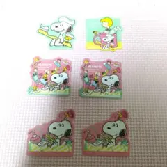 PEANUTS スヌーピー ステッカー 6枚セット