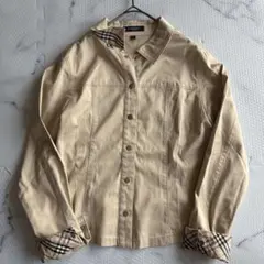 ✨美品✨バーバリーロンドン　ノバチェック　ベージュジャケットS相当