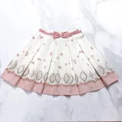 希少リズリサ 花柄フレアスカート ミニスカート 当時物 平成ギャル