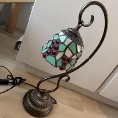 ステンドグラス テーブルランプ 葡萄モチーフ