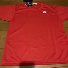 新品　ヨネックス　ユニ　ドライシャツ　ユニＳ　プラシャツ　 赤　レディースＬ