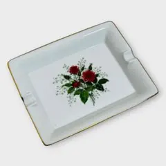 【希少】【美品】 リチャードジノリ アンティックローズ アッシュトレイ (灰皿) 希少】【美品】 リチャードジノリ アンティックローズ アッシュトレイ