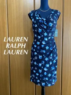 新品タグ付✿LAUREN RALPH LAUREN✿ネイビー フローラルプリント