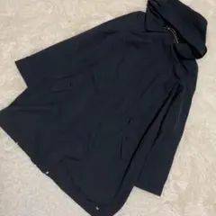 専用Мах Mara ロングコート ネイビー 42 カジュアル フード付き 着回