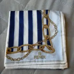 FENDI ストライプ チェーン ハンカチ
