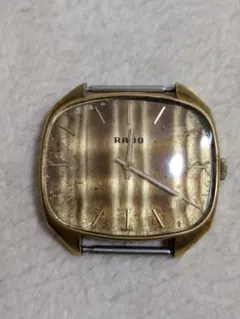 RADO スクエア ゴールド腕時計 手巻き