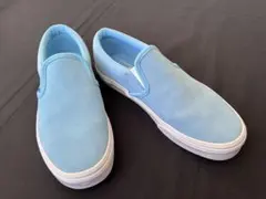 VANS バンズ クラシックスリッポン スニーカー ライトブルー 23.0 美品