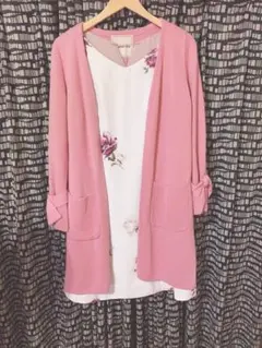 ワンピ　ワンピース　花柄ワンピ　花柄　薔薇柄　バラ柄