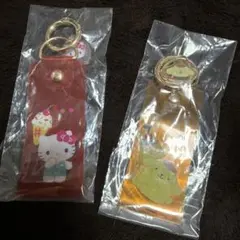 サンリオ キャラクターズ ミニチャーム付き ビニールキーホルダー キティ　プリン