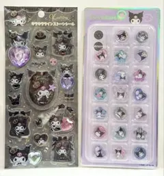 【正規品】クロミシール2点セット おはじきシール キラキララインストーンシール