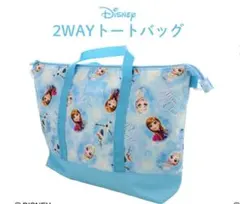 アナ雪 2way トートバッグ ディズニー レッスンバッグ