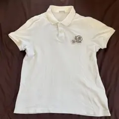 希少サイズ✨モンクレール ポロシャツ ホワイト　ワッペンロゴ　XLサイズ 2025年最新】MONCLER カラー：ホワイト系 ポロシャツの人気アイテム