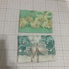 ハンドメイド ポケットティッシュケース 2点セットのサムネイル