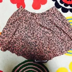 ヒョウ柄 キュロットスカート