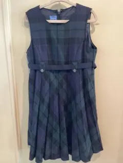 familiar チェック柄 ワンピース 110 ファミリア お受験 冠婚葬祭