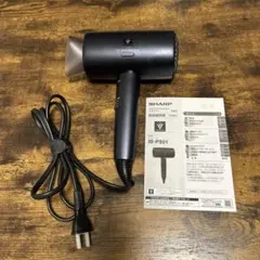 ジャンク品 SHARP ヘアドライヤー IB-P801-B ブラック - メルカリ