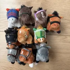 【セット売り】サラブレッドコレクション ぷちぬいぐるみ 競馬