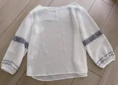 anySiS ホワイトシフォンブラウス