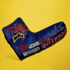 スコッティキャメロン タイトリスト ジャンクヤードドッグ ブルー パターカバー