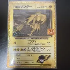 R団のサンダー LV.34 P プロモカードパック 25th ANNIVERS…のサムネイル