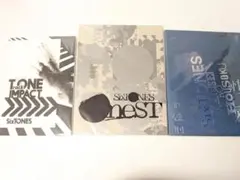 SixTONES パンフレット 3冊セット トンパク/on eST/慣声の法則