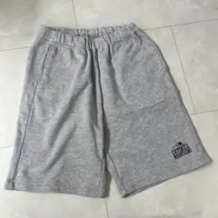 ユニクロ　グレー　スウェットハーフパンツ