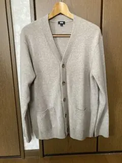 更にお値引き中❗️UNIQLO ユニクロラムVネックカーディガン Lサイズ　美品‼️
