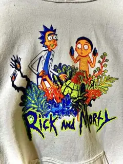 NEFF Rick and Morty パーカー ホワイト　激レア